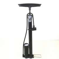 high pressure bike pump Schrader Presta multiple function floor pump with tank and gauge Aluminum bicycle floor pump