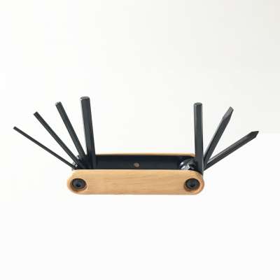 Small Size Wood Bracket Bike Tool Set Hand Multifunction Bicycle Bike Tool Bike Tool Kit Repair Kit